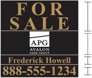 Avalon Park Realtor Sign